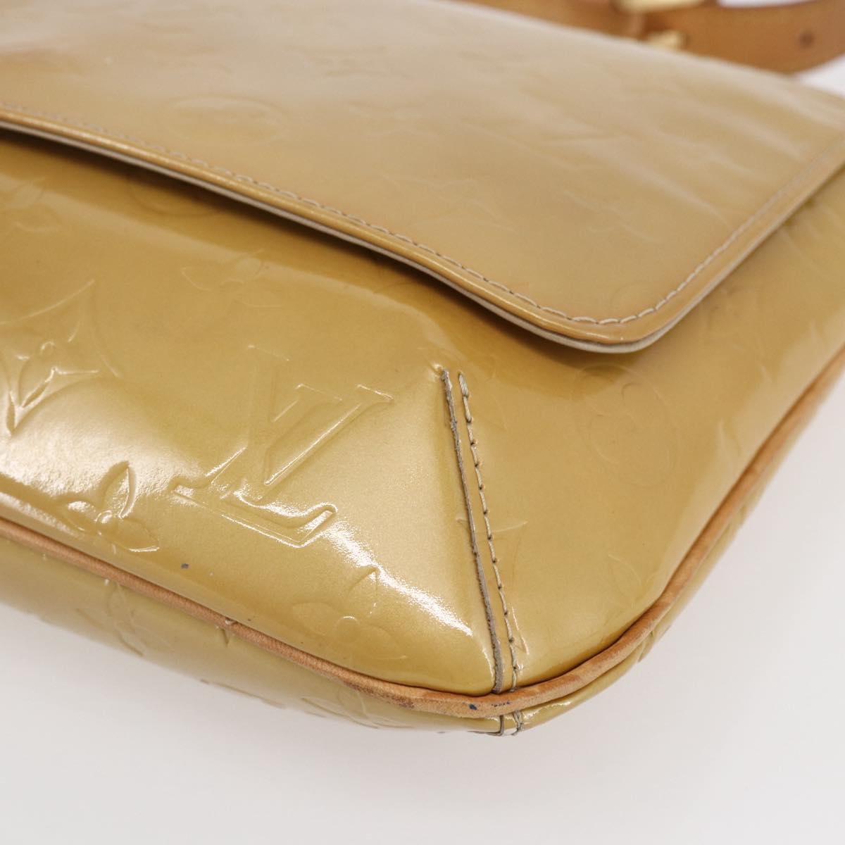 LOUIS VUITTON Monogram Vernis Thompson Street Bag Gris M91008 LV Auth th6397