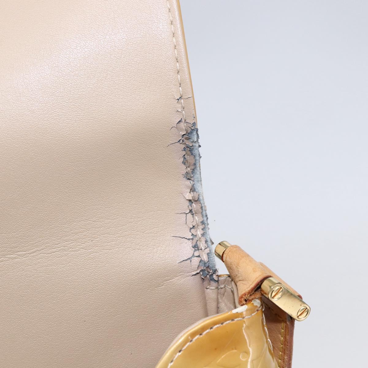 LOUIS VUITTON Monogram Vernis Thompson Street Bag Gris M91008 LV Auth th6397