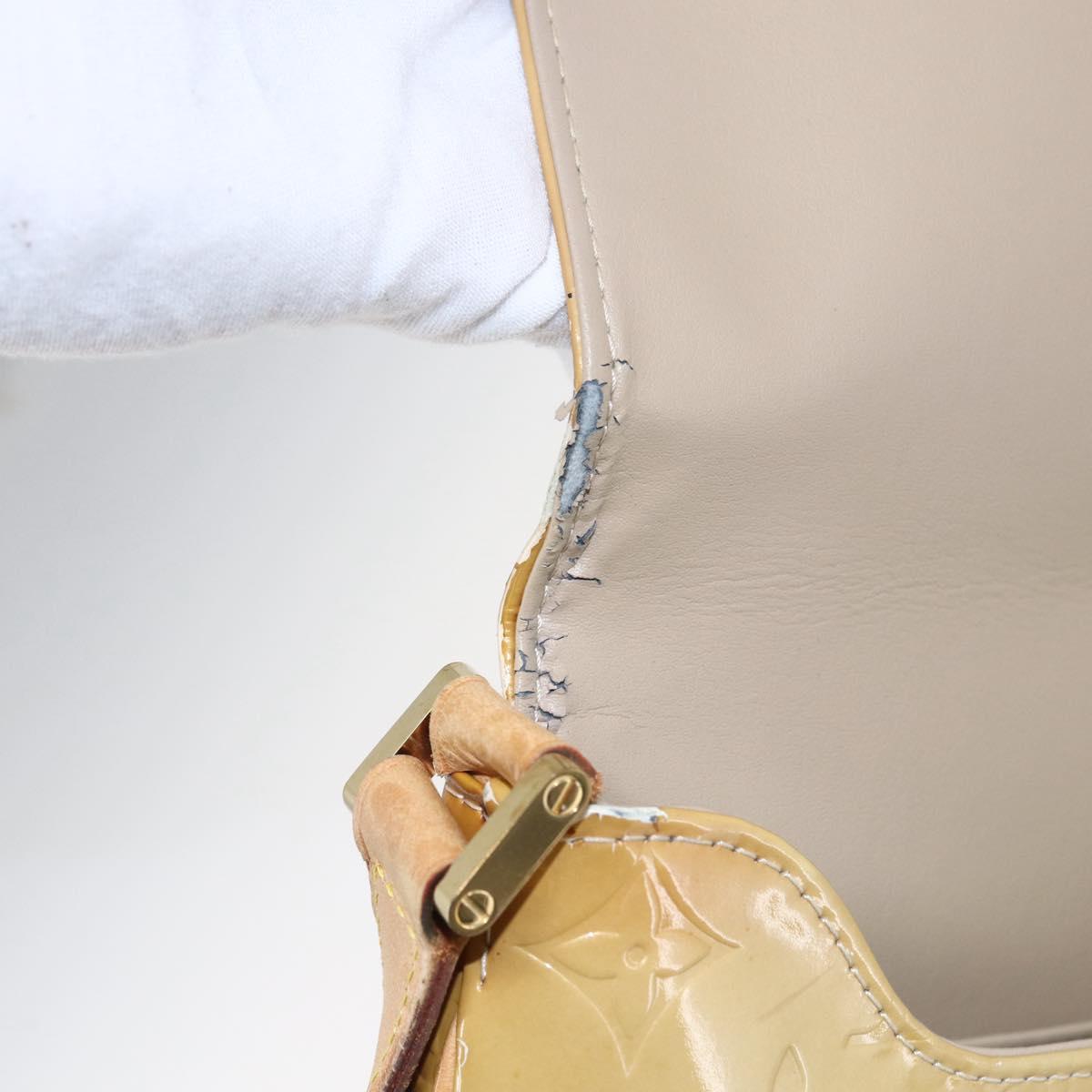 LOUIS VUITTON Monogram Vernis Thompson Street Bag Gris M91008 LV Auth th6397