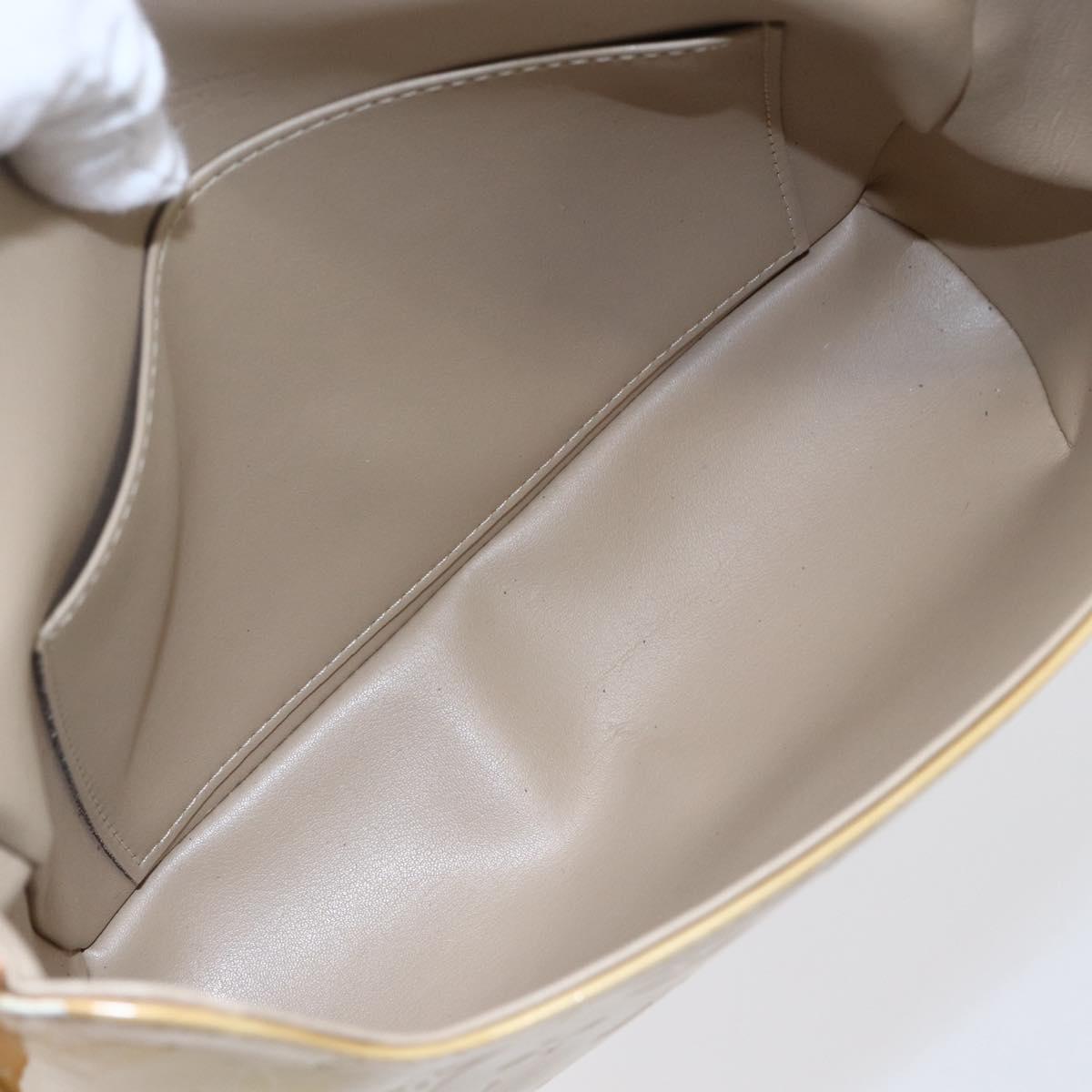 LOUIS VUITTON Monogram Vernis Thompson Street Bag Gris M91008 LV Auth th6397