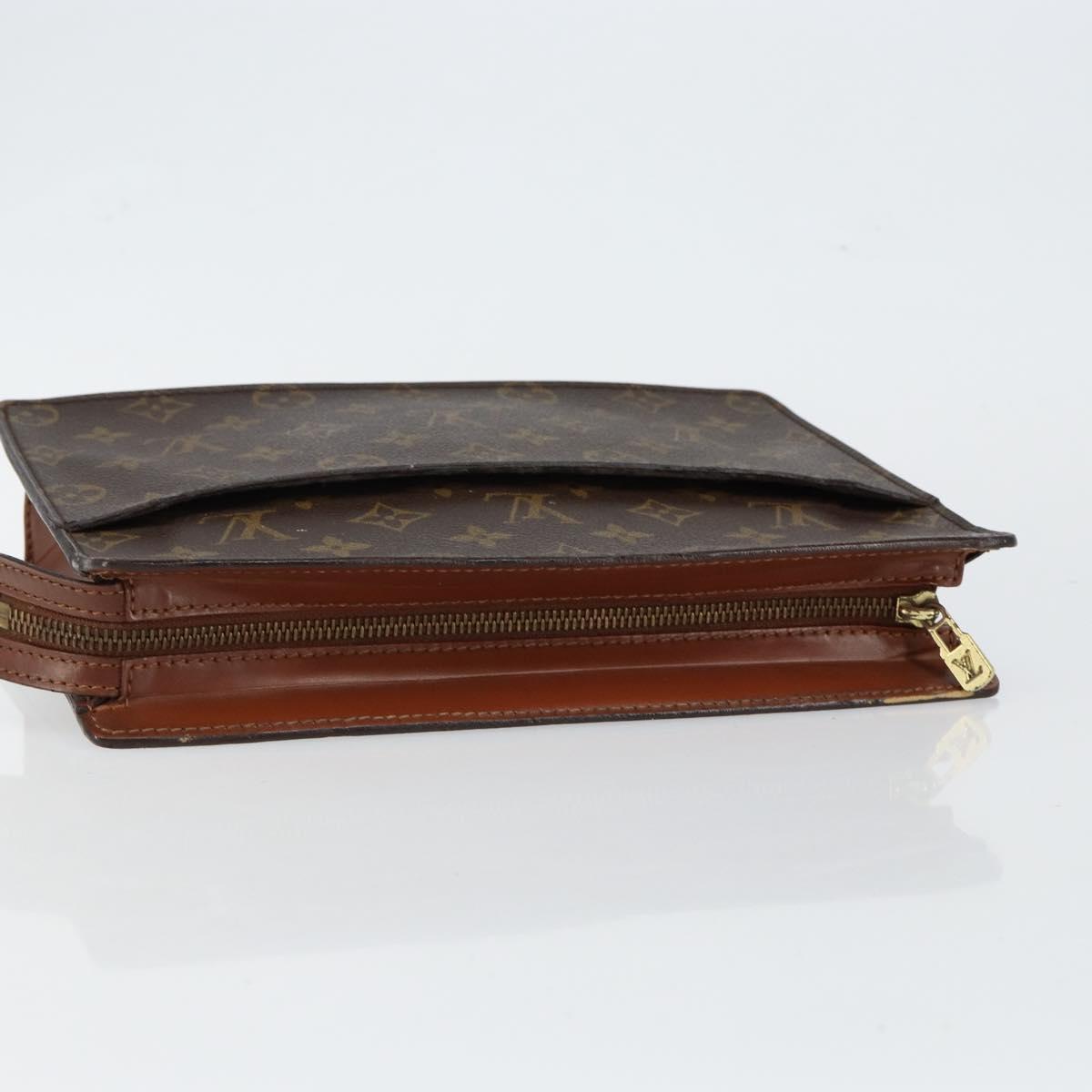 LOUIS VUITTON Monogram Pochette Homme Clutch Bag M51795 LV Auth th6411