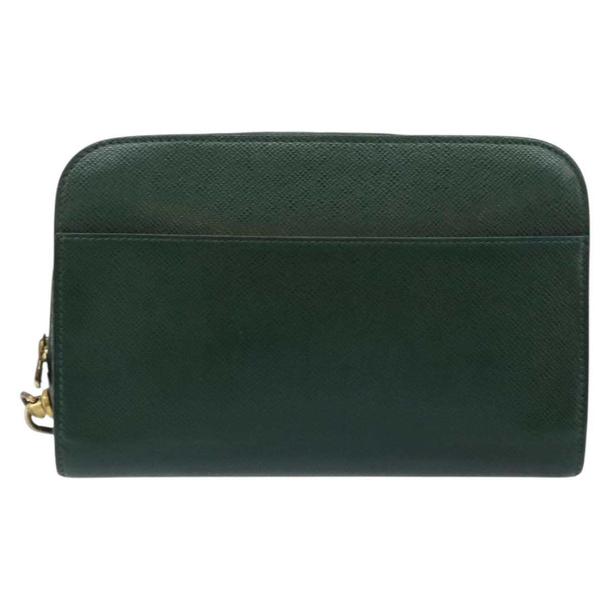 LOUIS VUITTON Taiga Baikal Clutch Bag Epicea M30184 LV Auth th6412