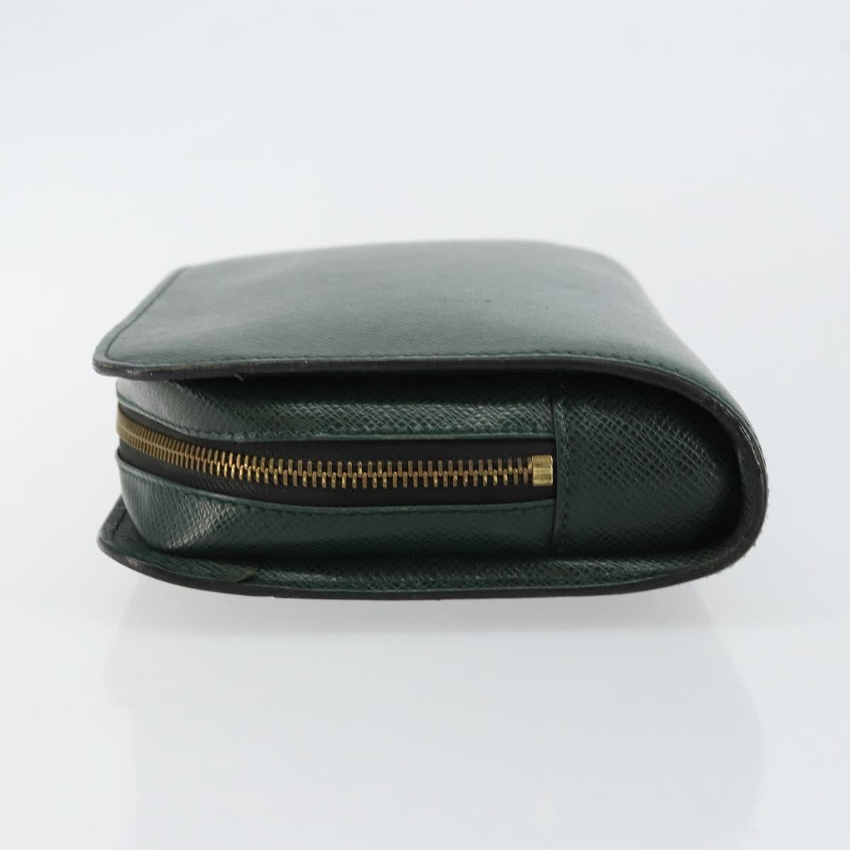 LOUIS VUITTON Taiga Baikal Clutch Bag Epicea M30184 LV Auth th6412