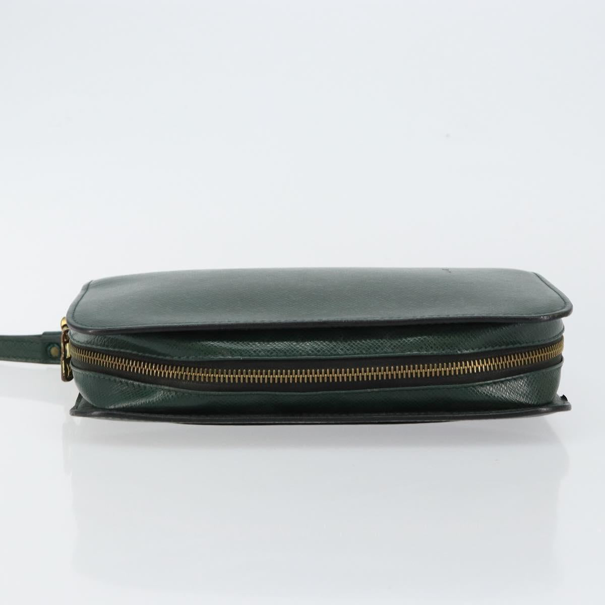 LOUIS VUITTON Taiga Baikal Clutch Bag Epicea M30184 LV Auth th6412