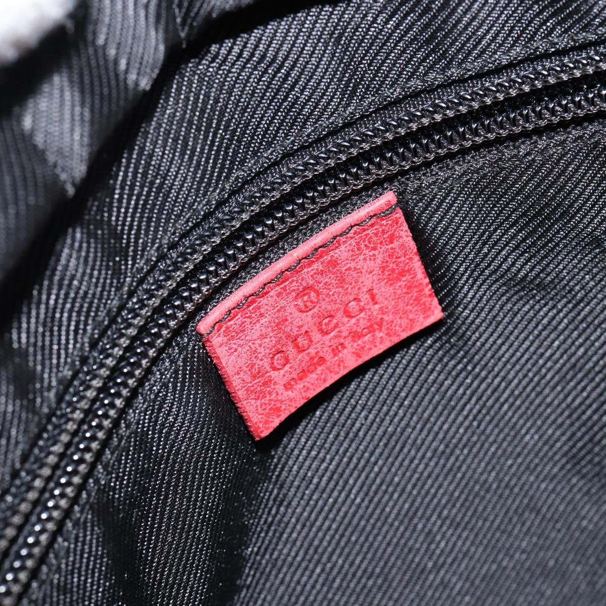 GUCCI GG Canvas Tote Bag Navy Red Auth th6417
