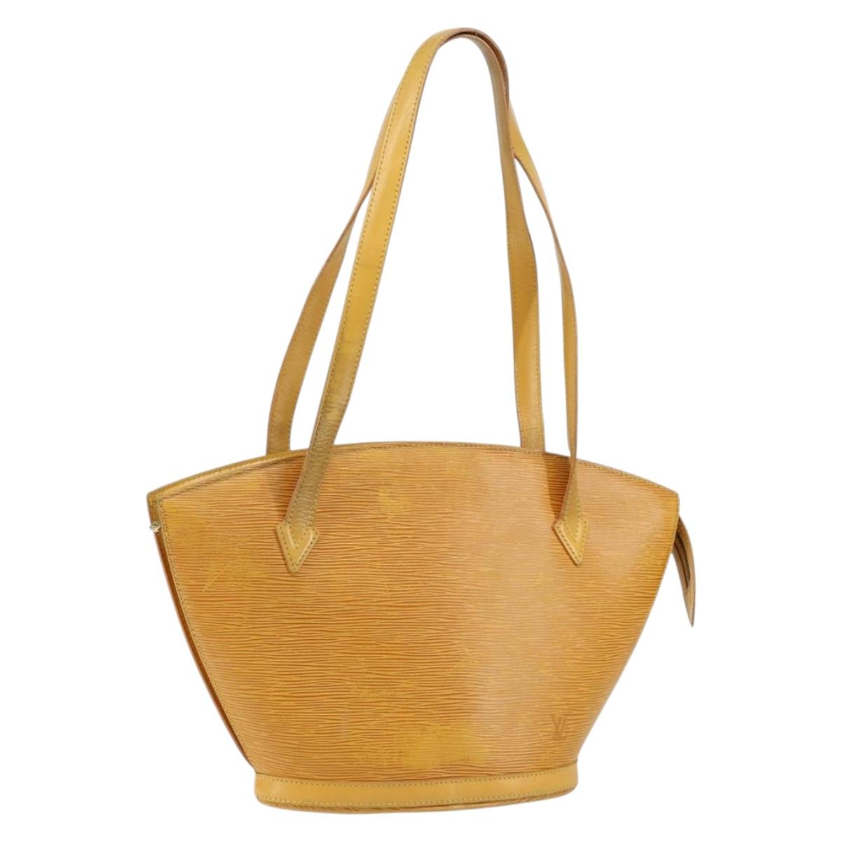 LOUIS VUITTON Epi Saint Jacques Poignees Long Bag Yellow M52339 LV Auth th6426