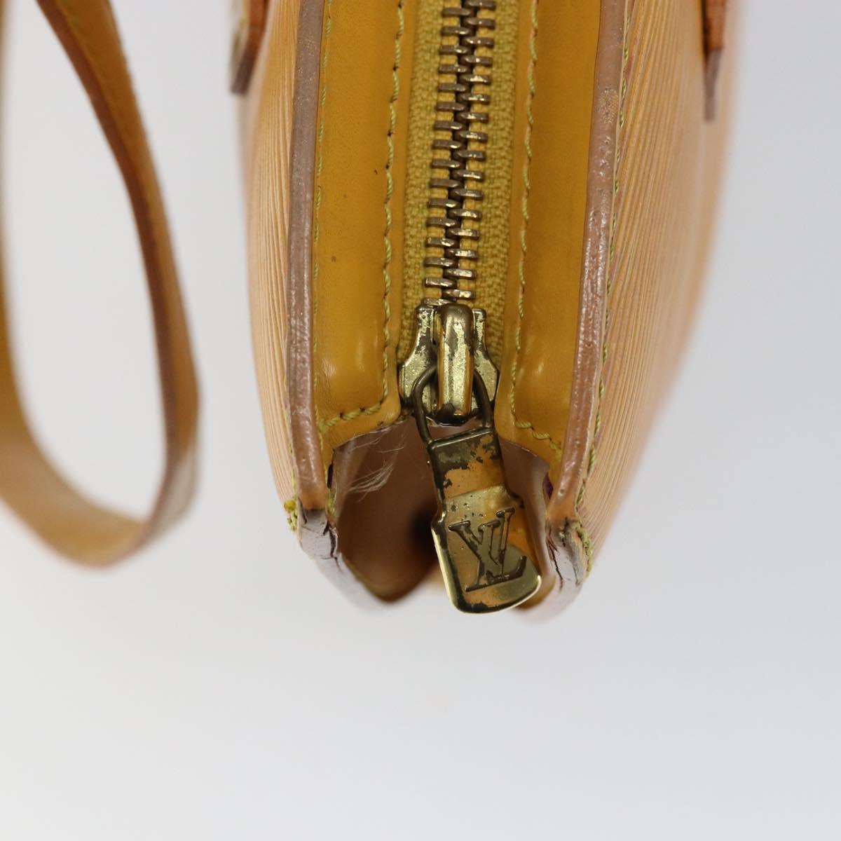 LOUIS VUITTON Epi Saint Jacques Poignees Long Bag Yellow M52339 LV Auth th6426
