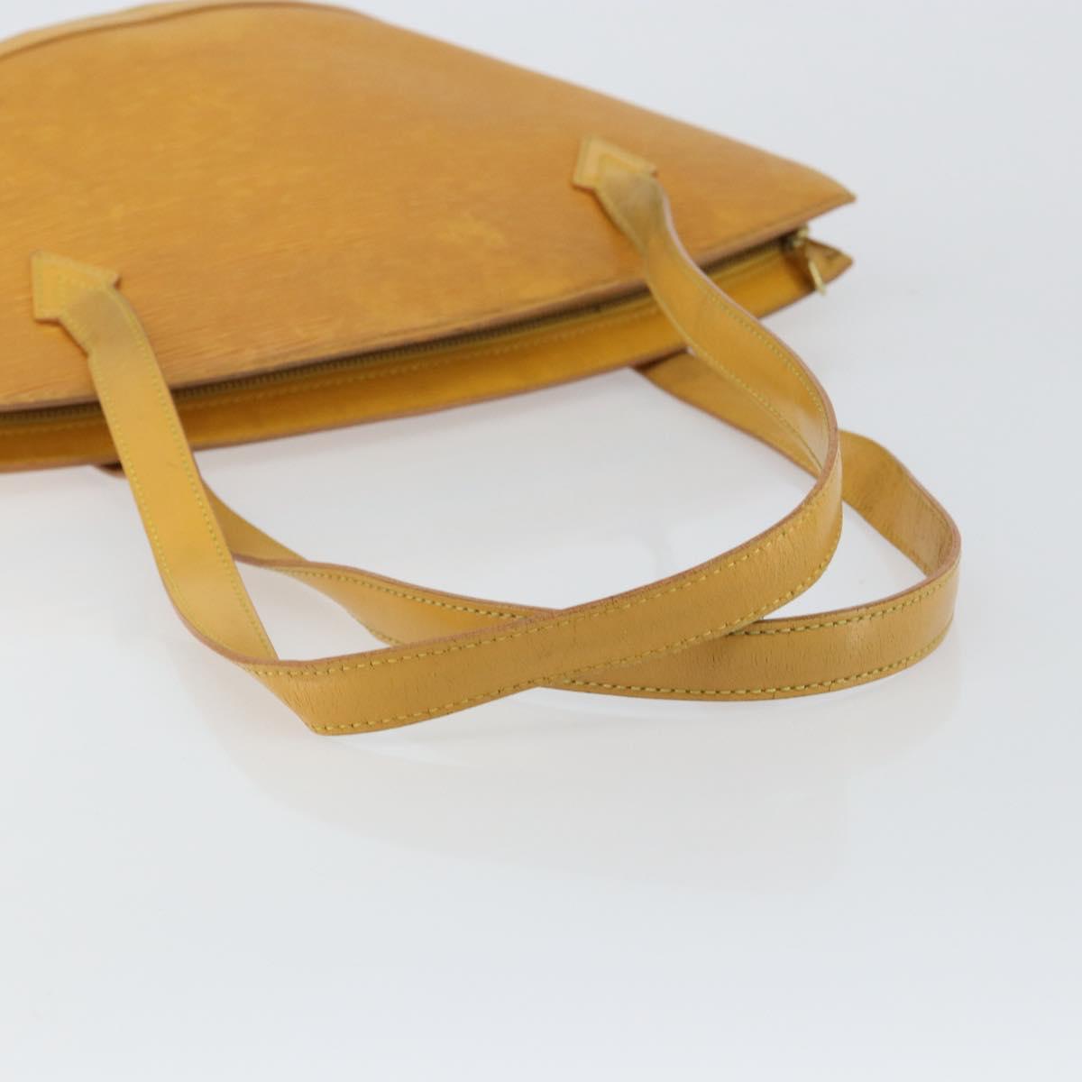 LOUIS VUITTON Epi Saint Jacques Poignees Long Bag Yellow M52339 LV Auth th6426