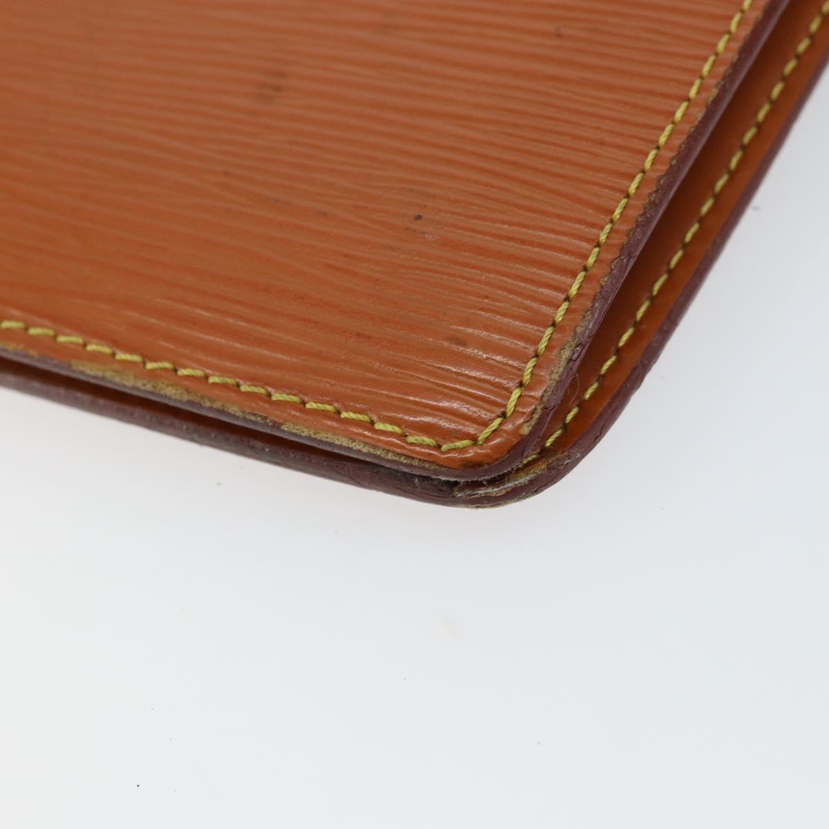 LOUIS VUITTON Epi Pochette Homme Clutch Bag Brown M52528 LV Auth th6427