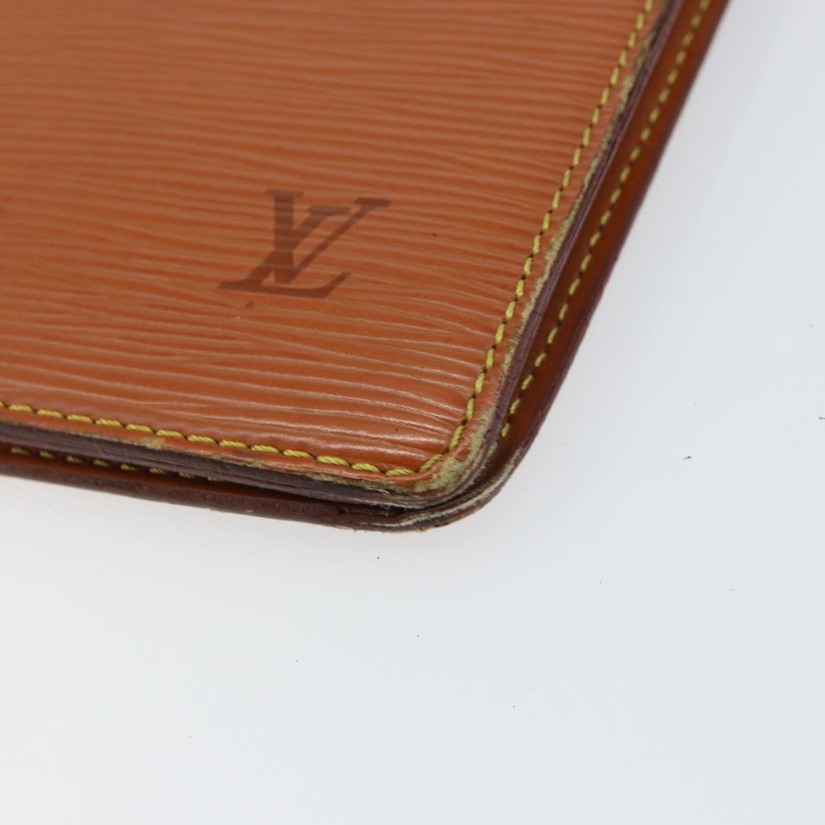 LOUIS VUITTON Epi Pochette Homme Clutch Bag Brown M52528 LV Auth th6427