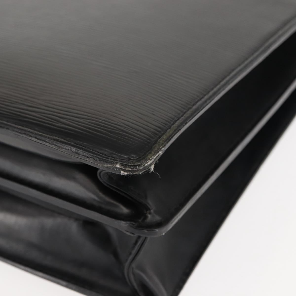 LOUIS VUITTON Epi Serviette Conseiller Business Bag Black M54422 LV Auth th6428