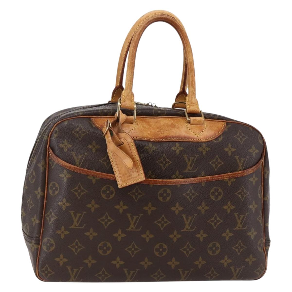 LOUIS VUITTON Monogram Deauville Hand Bag M47270 LV Auth th6432