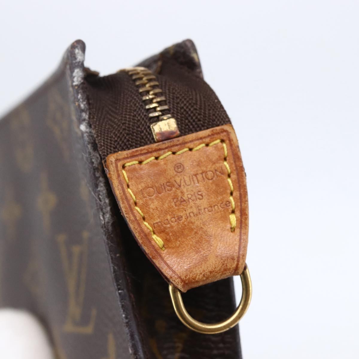 LOUIS VUITTON Monogram Bucket PM Accessory Pouch LV Auth th6436