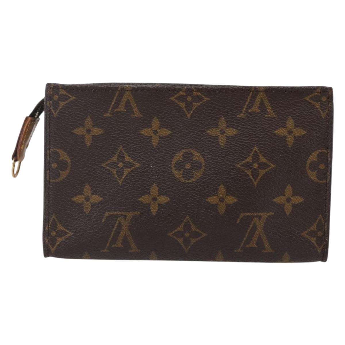 LOUIS VUITTON Monogram Bucket PM Accessory Pouch LV Auth th6436