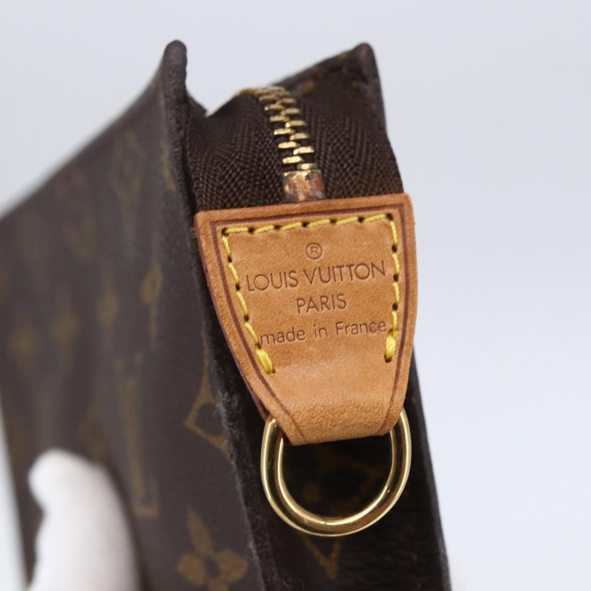 LOUIS VUITTON Monogram Bucket PM Accessory Pouch LV Auth th6437