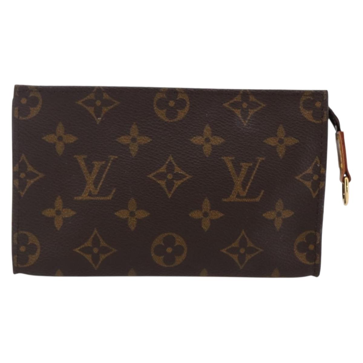 LOUIS VUITTON Monogram Bucket PM Accessory Pouch LV Auth th6437