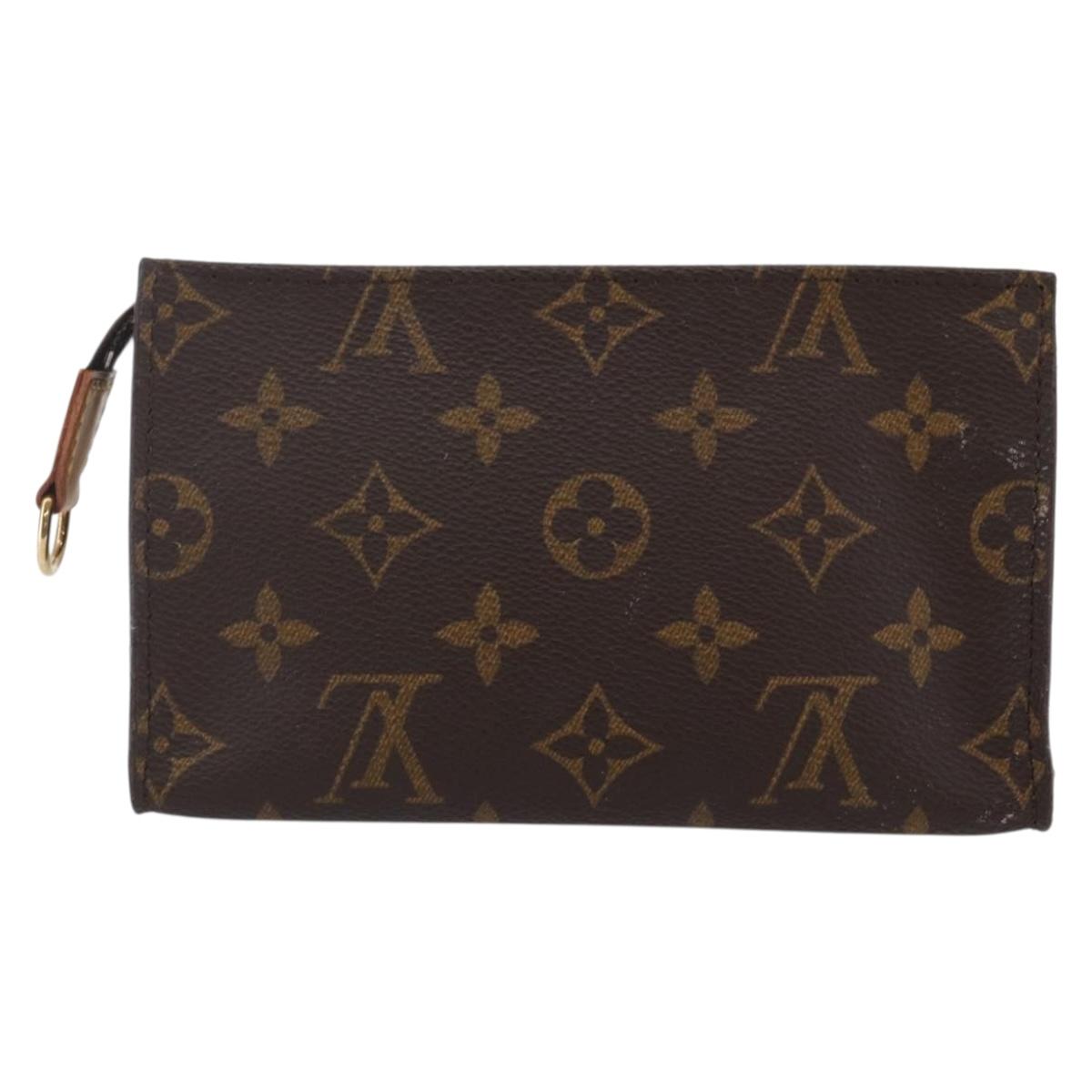LOUIS VUITTON Monogram Bucket PM Accessory Pouch LV Auth th6437