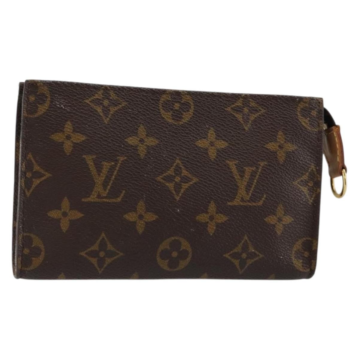 LOUIS VUITTON Monogram Bucket PM Accessory Pouch LV Auth th6438