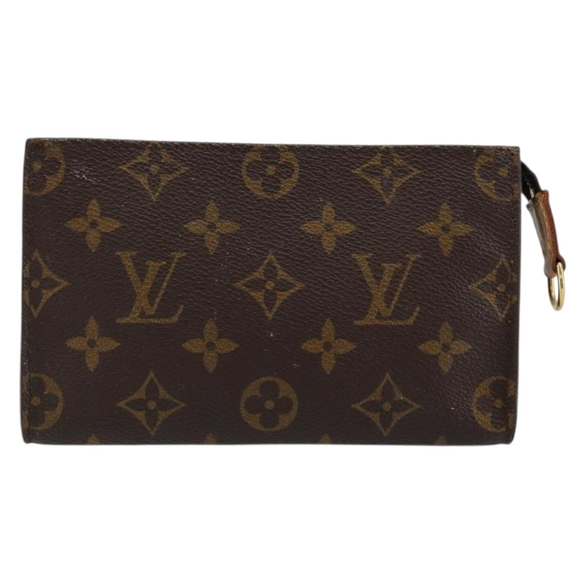 LOUIS VUITTON Monogram Bucket PM Accessory Pouch LV Auth th6438