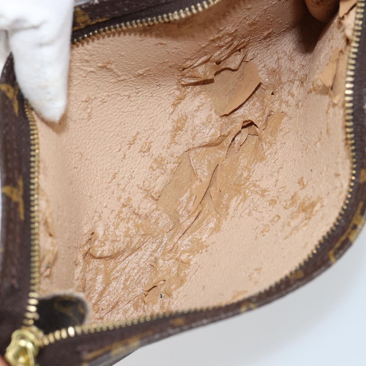 LOUIS VUITTON Monogram Bucket GM Accessory Pouch LV Auth th6439