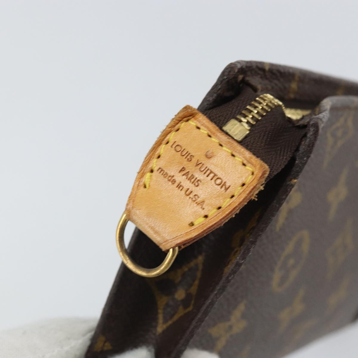 LOUIS VUITTON Monogram Bucket GM Accessory Pouch LV Auth th6440