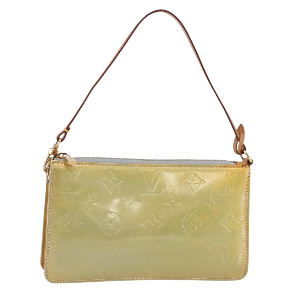 LOUIS VUITTON Monogram Vernis Lexington Accessory Pouch Gris M91056 Auth th6444
