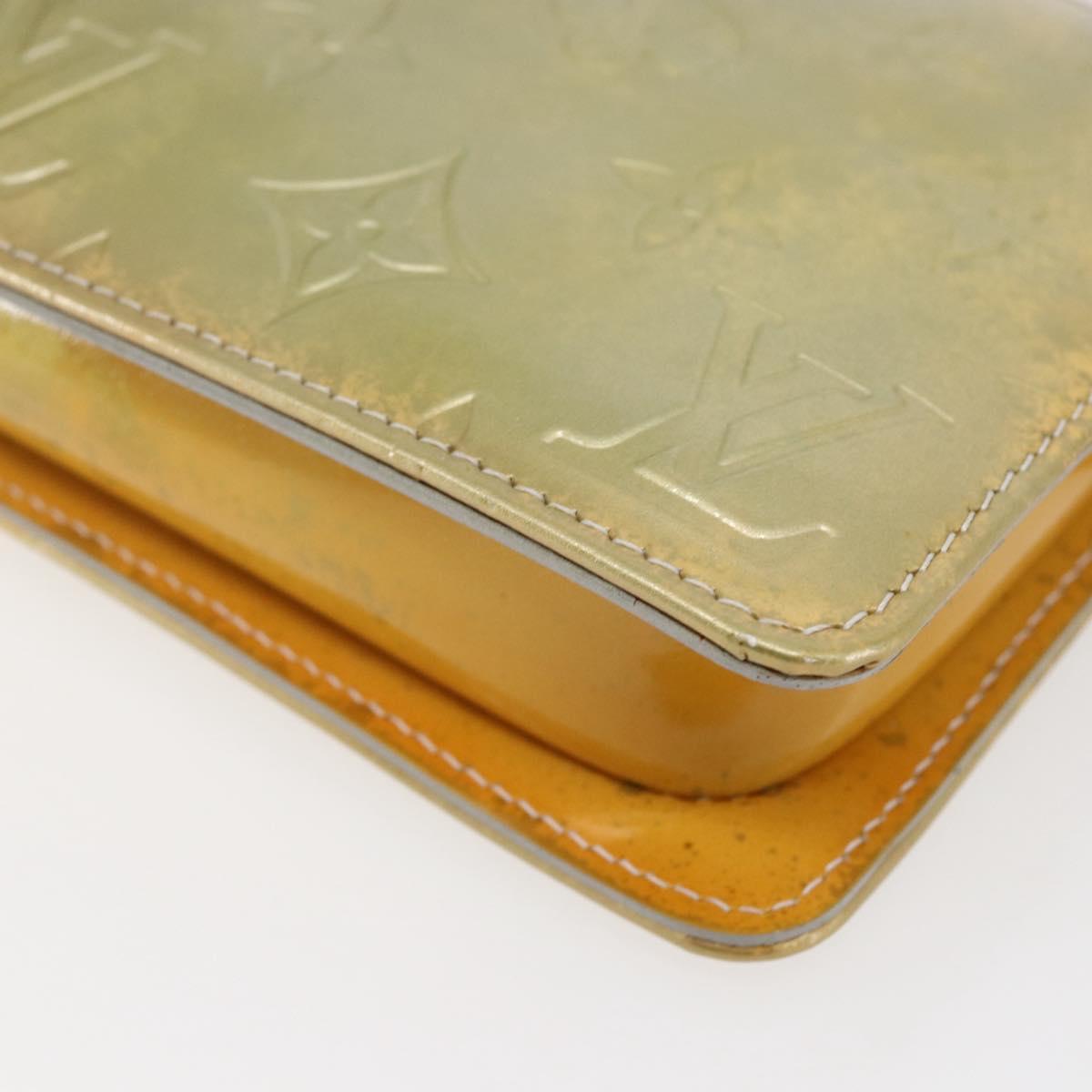 LOUIS VUITTON Monogram Vernis Lexington Accessory Pouch Gris M91056 Auth th6444