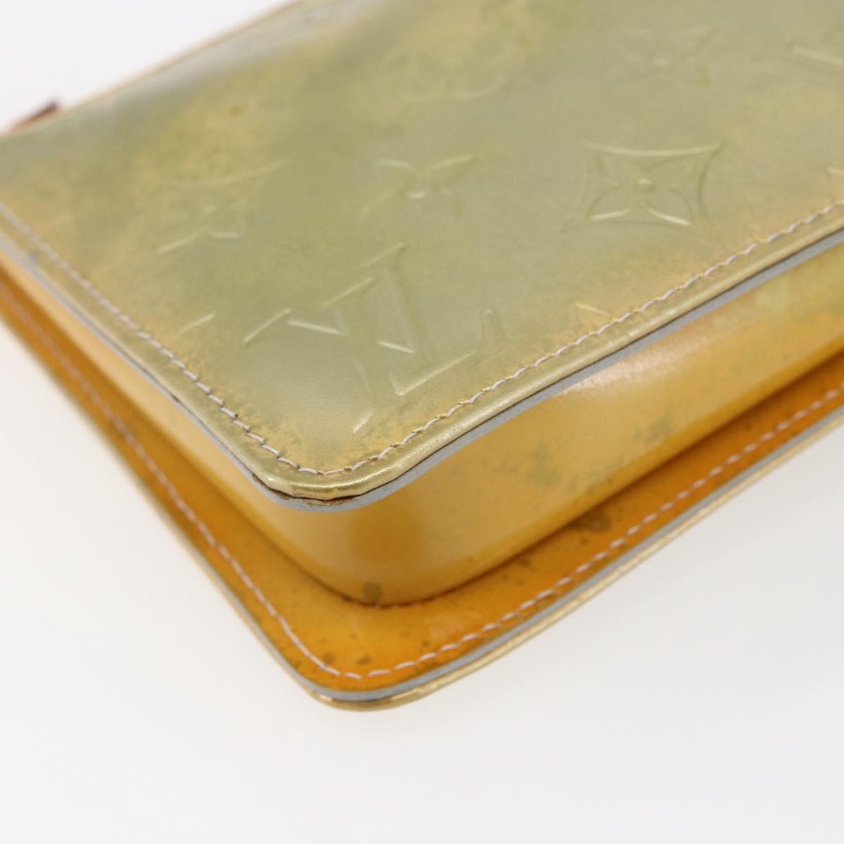 LOUIS VUITTON Monogram Vernis Lexington Accessory Pouch Gris M91056 Auth th6444