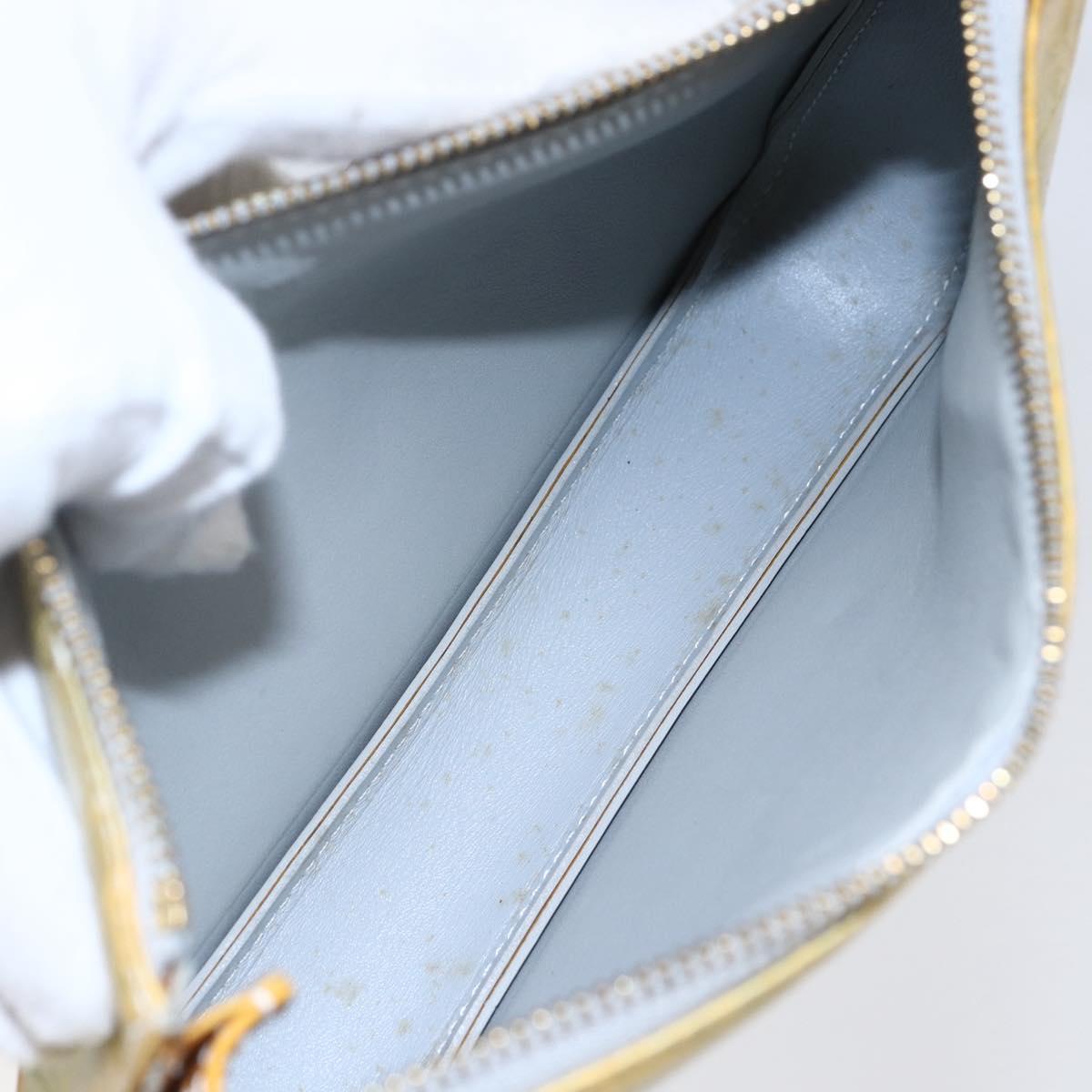 LOUIS VUITTON Monogram Vernis Lexington Accessory Pouch Gris M91056 Auth th6444