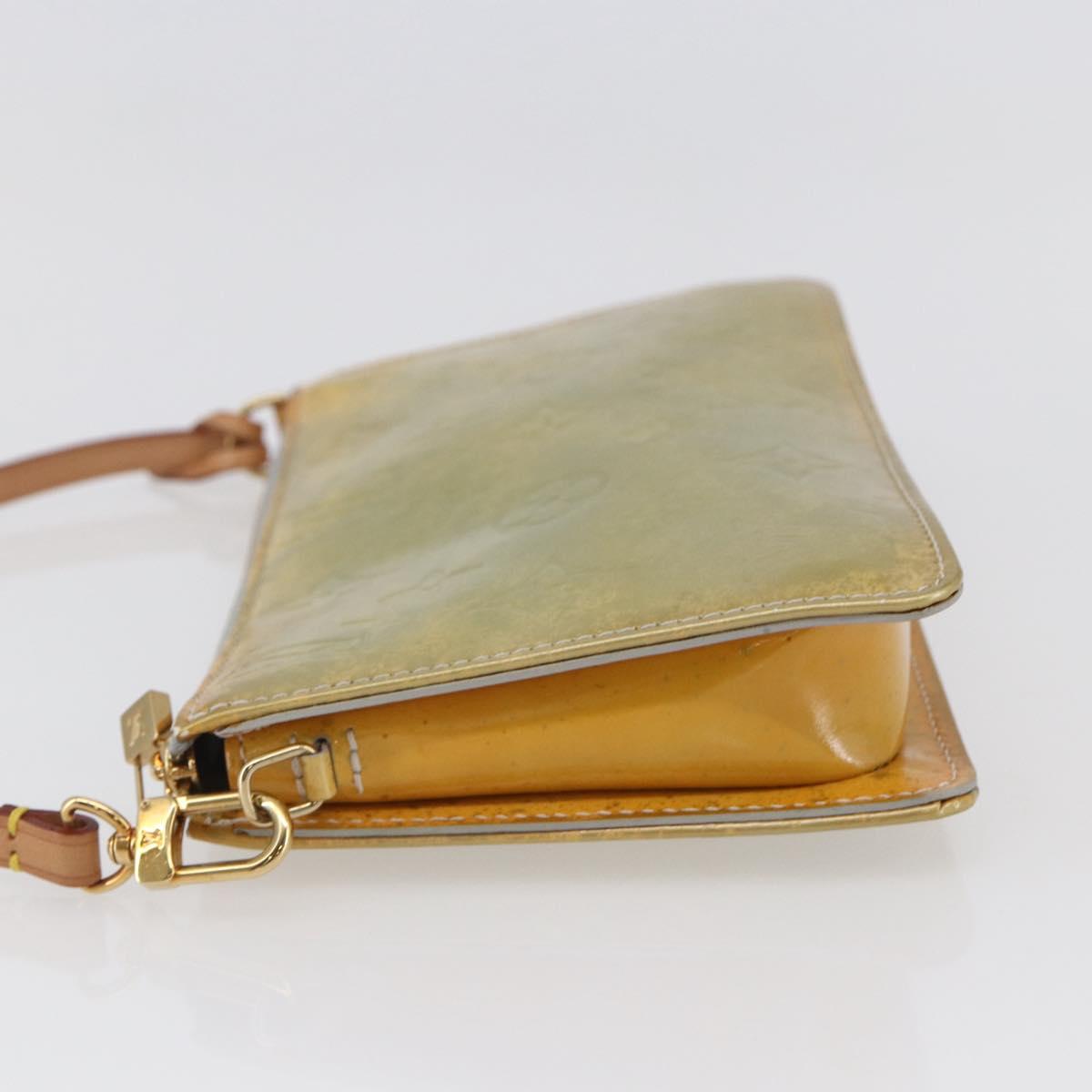 LOUIS VUITTON Monogram Vernis Lexington Accessory Pouch Gris M91056 Auth th6444