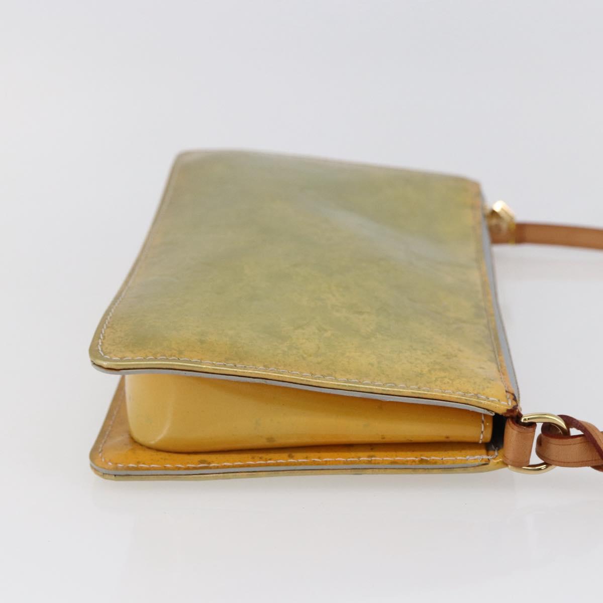 LOUIS VUITTON Monogram Vernis Lexington Accessory Pouch Gris M91056 Auth th6444