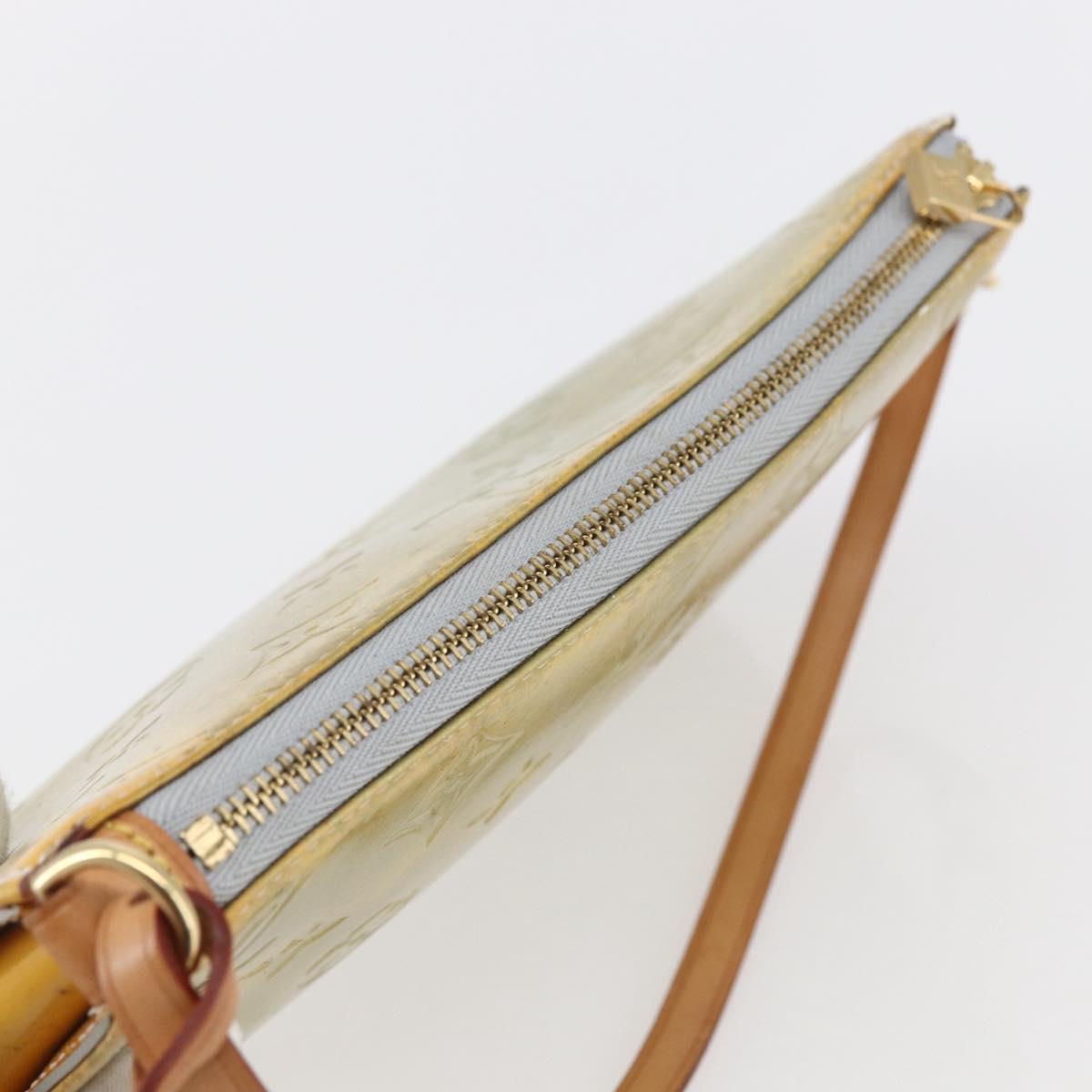 LOUIS VUITTON Monogram Vernis Lexington Accessory Pouch Gris M91056 Auth th6444