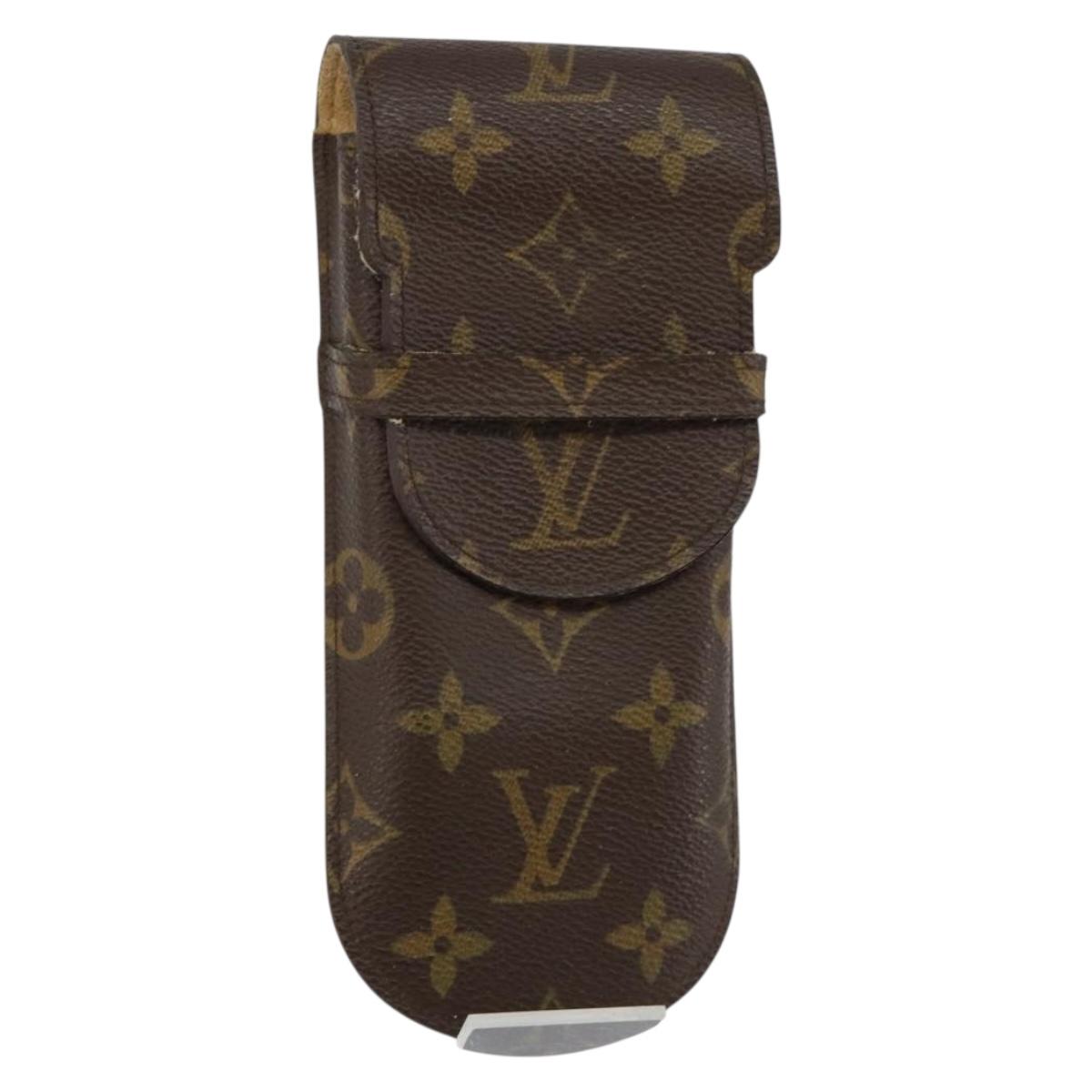 LOUIS VUITTON Monogram Etui Lunette Rabat Glasses Case M62970 LV Auth th6445