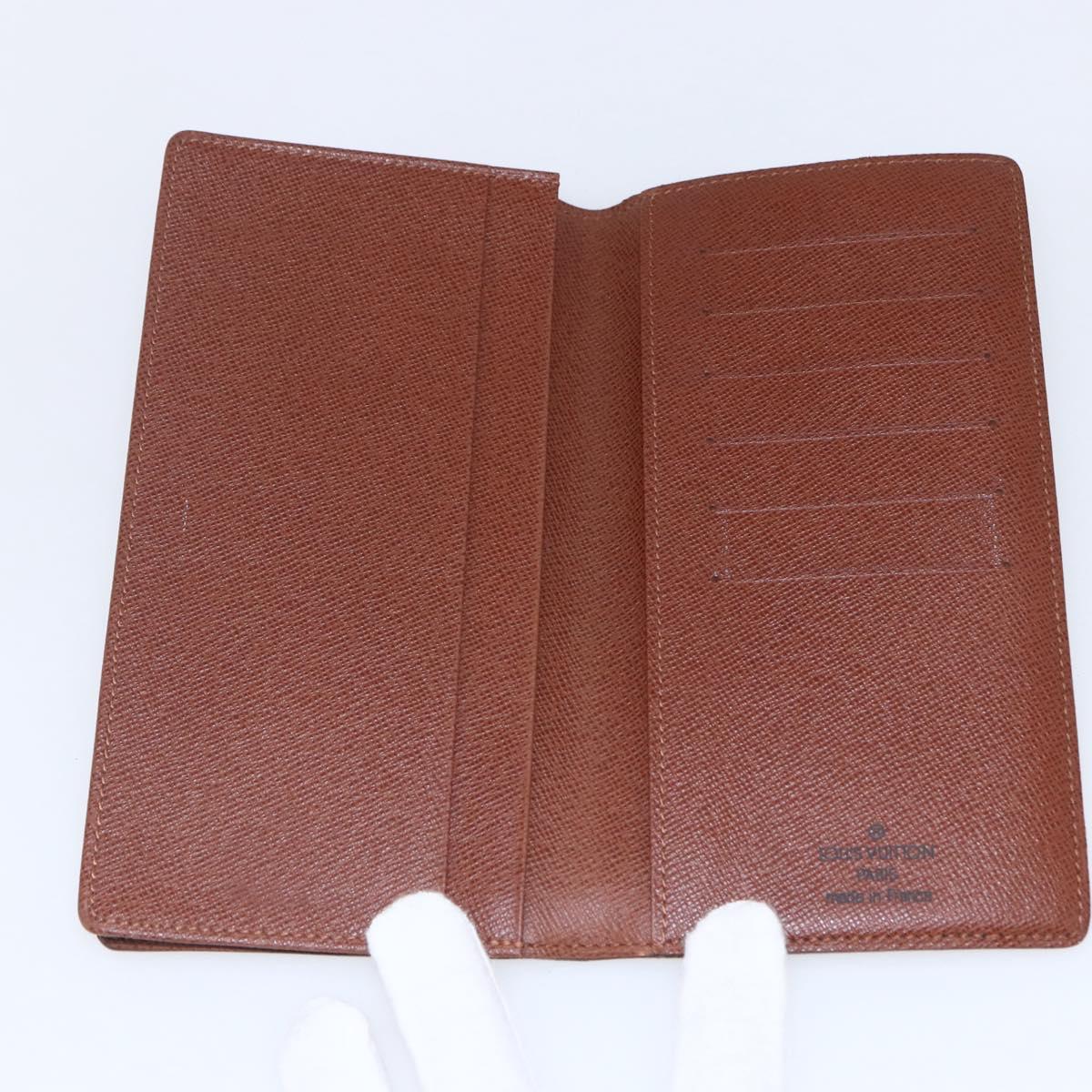 LOUIS VUITTON Monogram Porte Cartes Credit Billfold Wallet M60825 LV Auth th6446