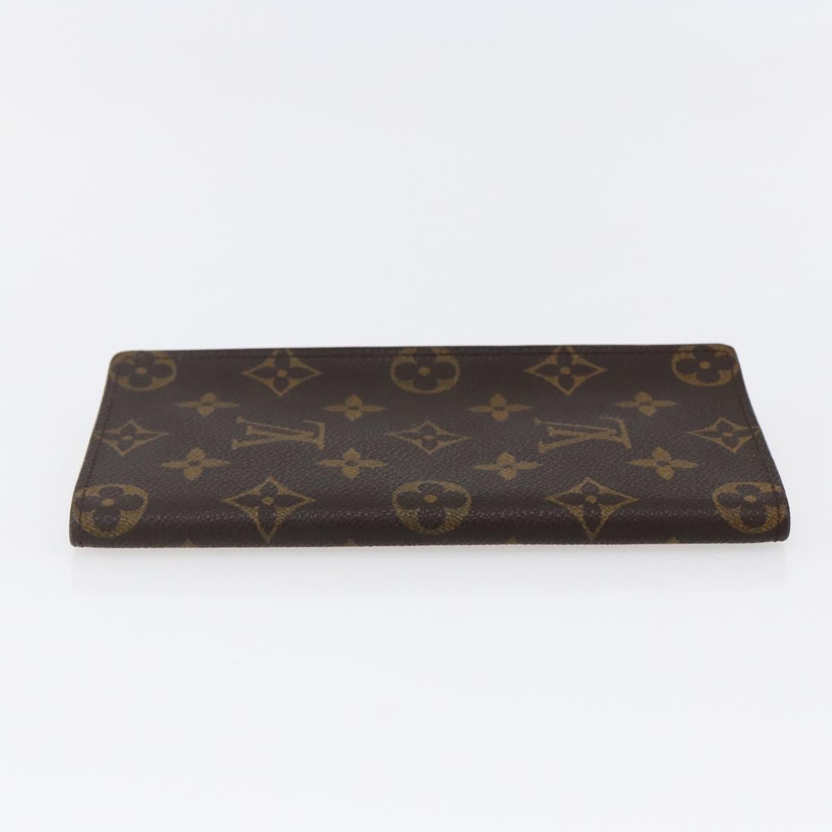LOUIS VUITTON Monogram Porte Cartes Credit Billfold Wallet M60825 LV Auth th6446