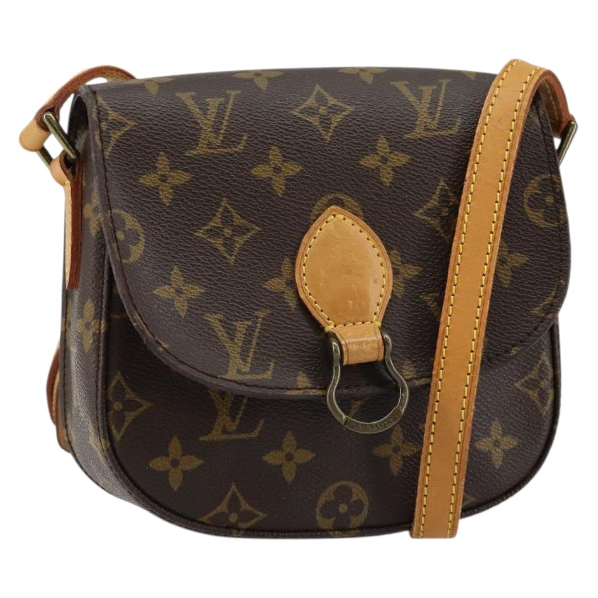 LOUIS VUITTON Monogram Saint Cloud PM Shoulder Bag M51244 LV Auth th6450