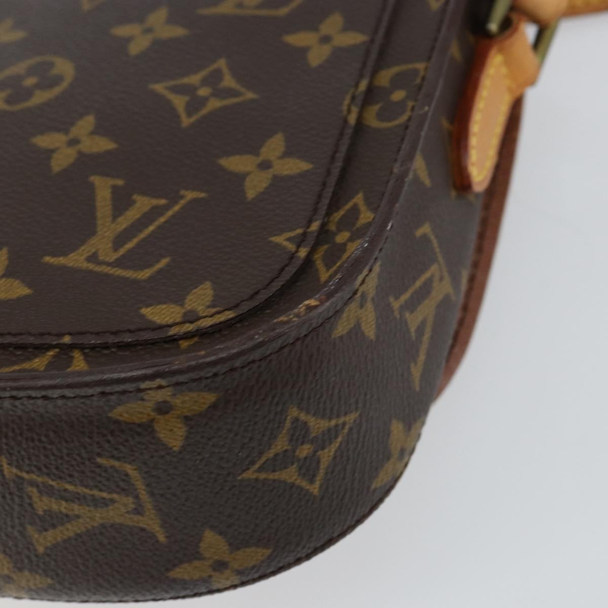 LOUIS VUITTON Monogram Saint Cloud PM Shoulder Bag M51244 LV Auth th6450