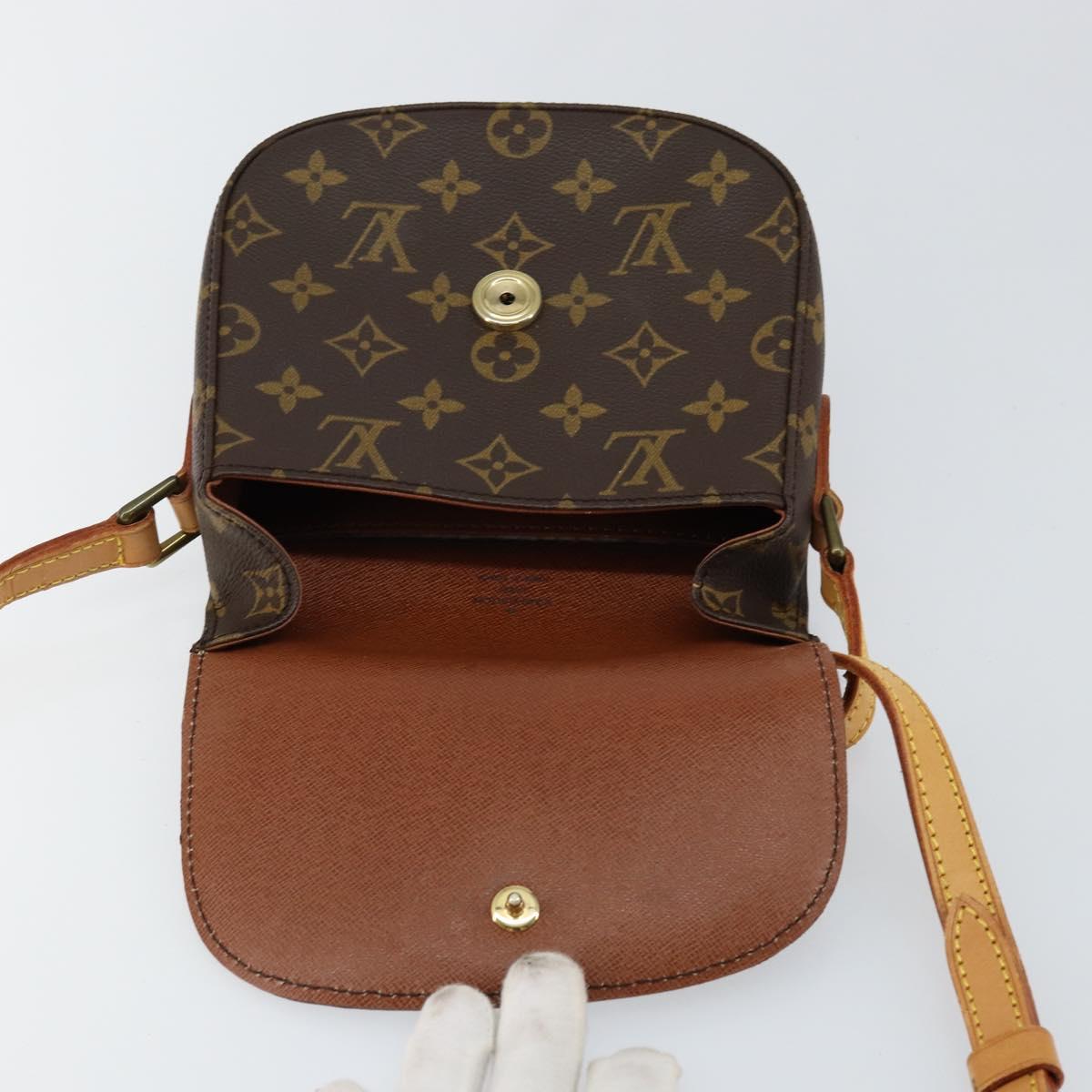 LOUIS VUITTON Monogram Saint Cloud PM Shoulder Bag M51244 LV Auth th6450
