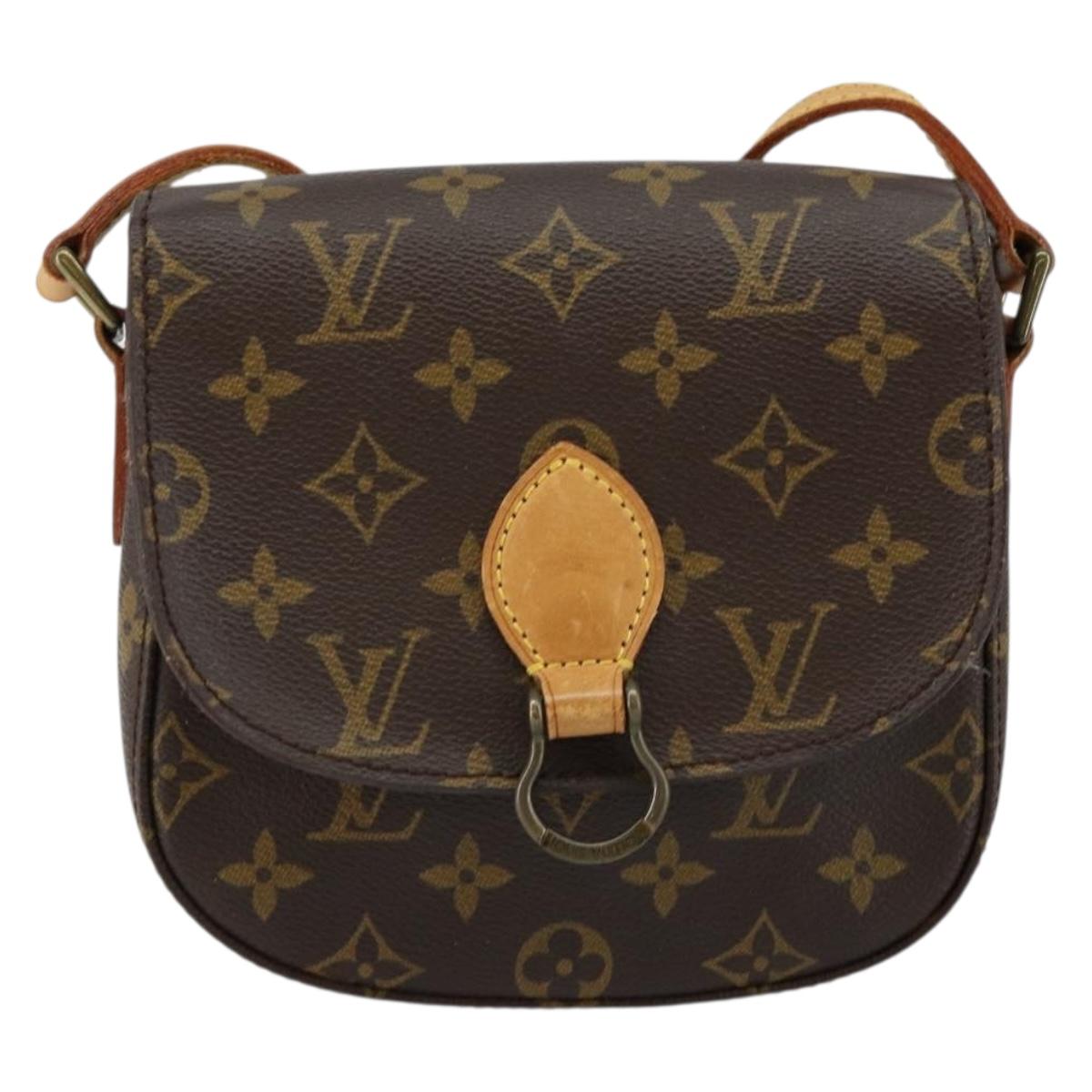 LOUIS VUITTON Monogram Saint Cloud PM Shoulder Bag M51244 LV Auth th6450