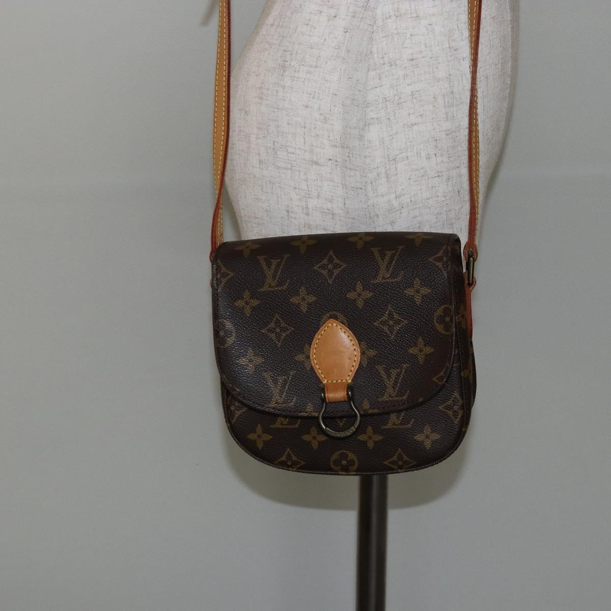 LOUIS VUITTON Monogram Saint Cloud PM Shoulder Bag M51244 LV Auth th6450