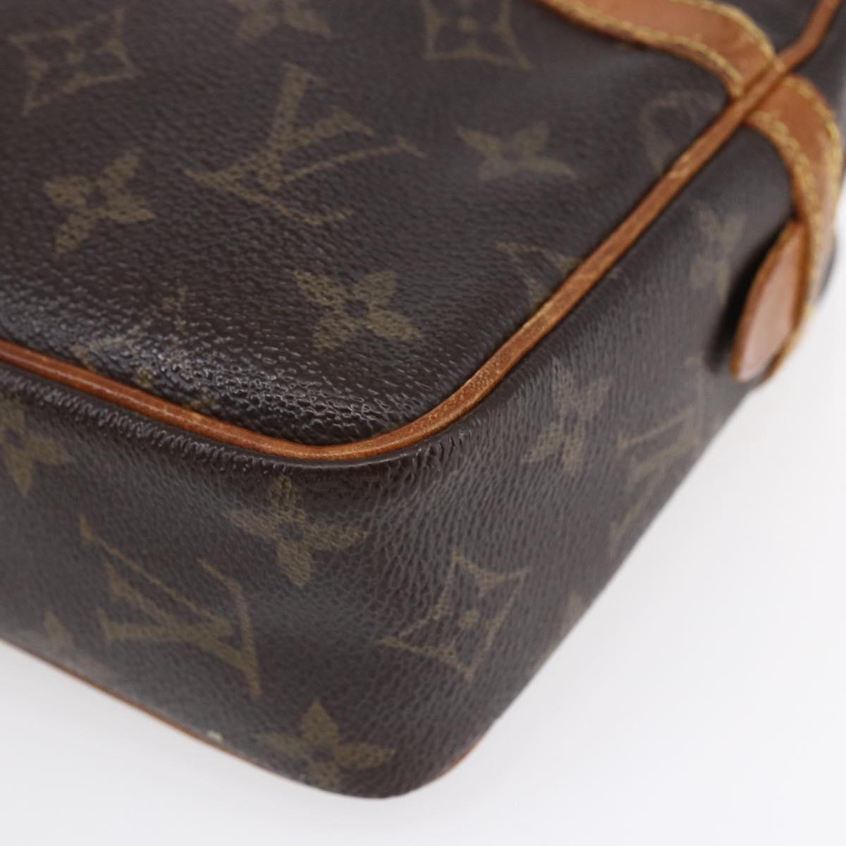 LOUIS VUITTON Monogram Compiegne 23 Clutch Bag M51847 LV Auth th6451