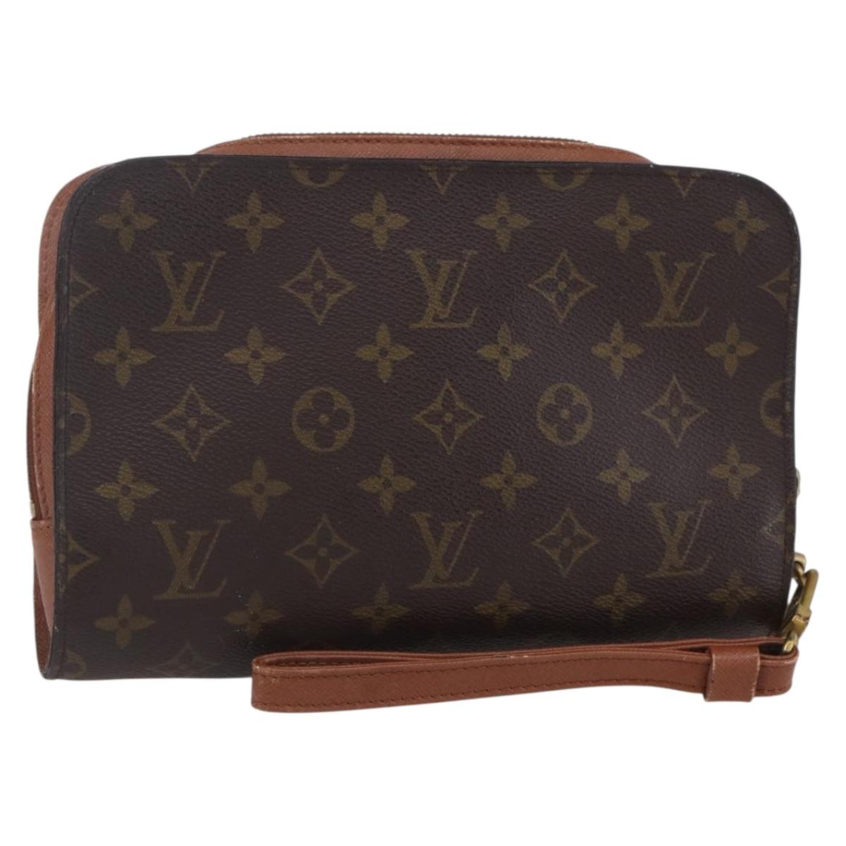 LOUIS VUITTON Monogram Orsay Clutch Bag M51790 LV Auth th6452