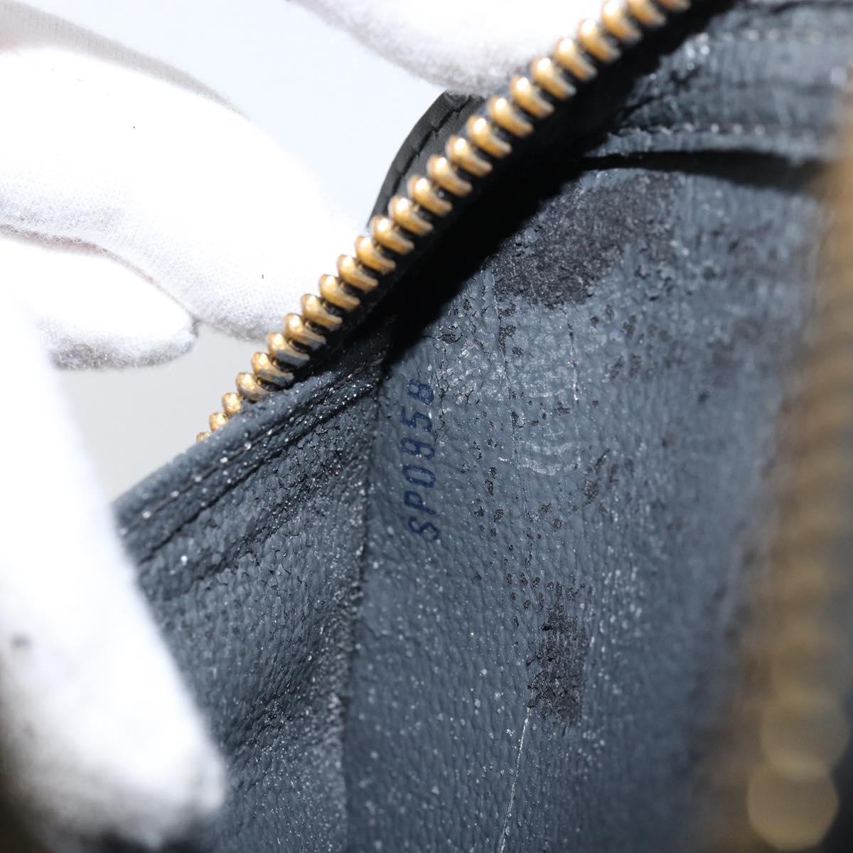 LOUIS VUITTON Epi Dauphine GM Cosmetic Pouch Black M48432 LV Auth th6458