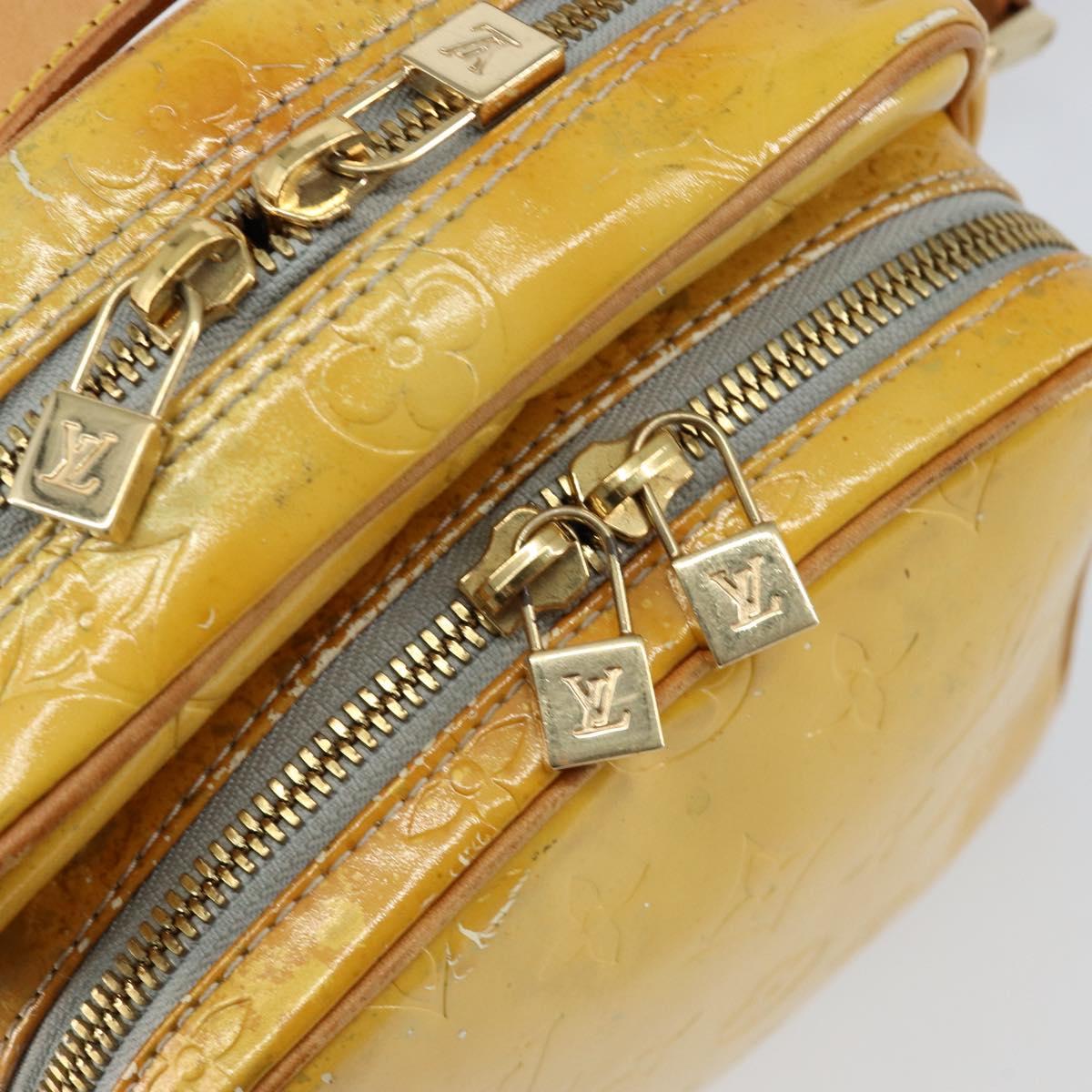 LOUIS VUITTON Monogram Vernis Wooster Shoulder Bag Gris M91036 LV Auth th6463