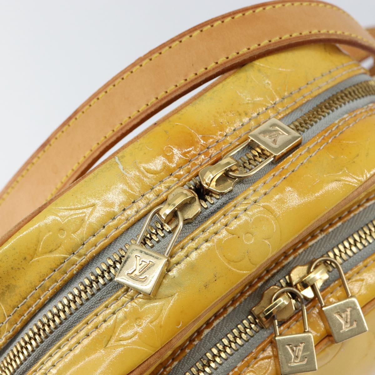 LOUIS VUITTON Monogram Vernis Wooster Shoulder Bag Gris M91036 LV Auth th6463