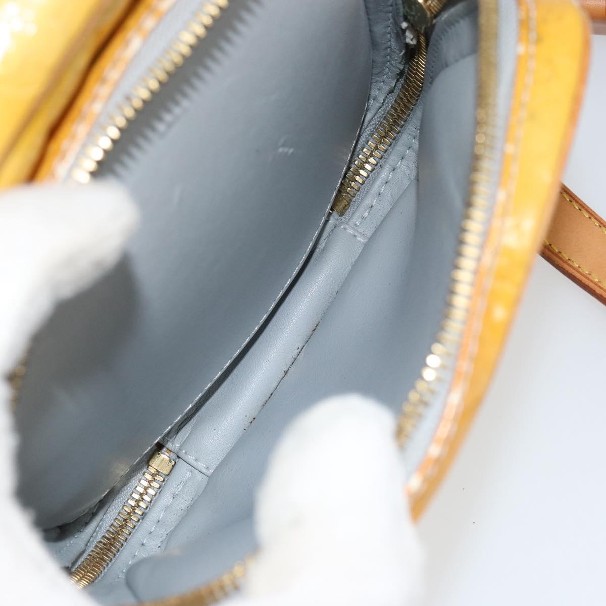LOUIS VUITTON Monogram Vernis Wooster Shoulder Bag Gris M91036 LV Auth th6463