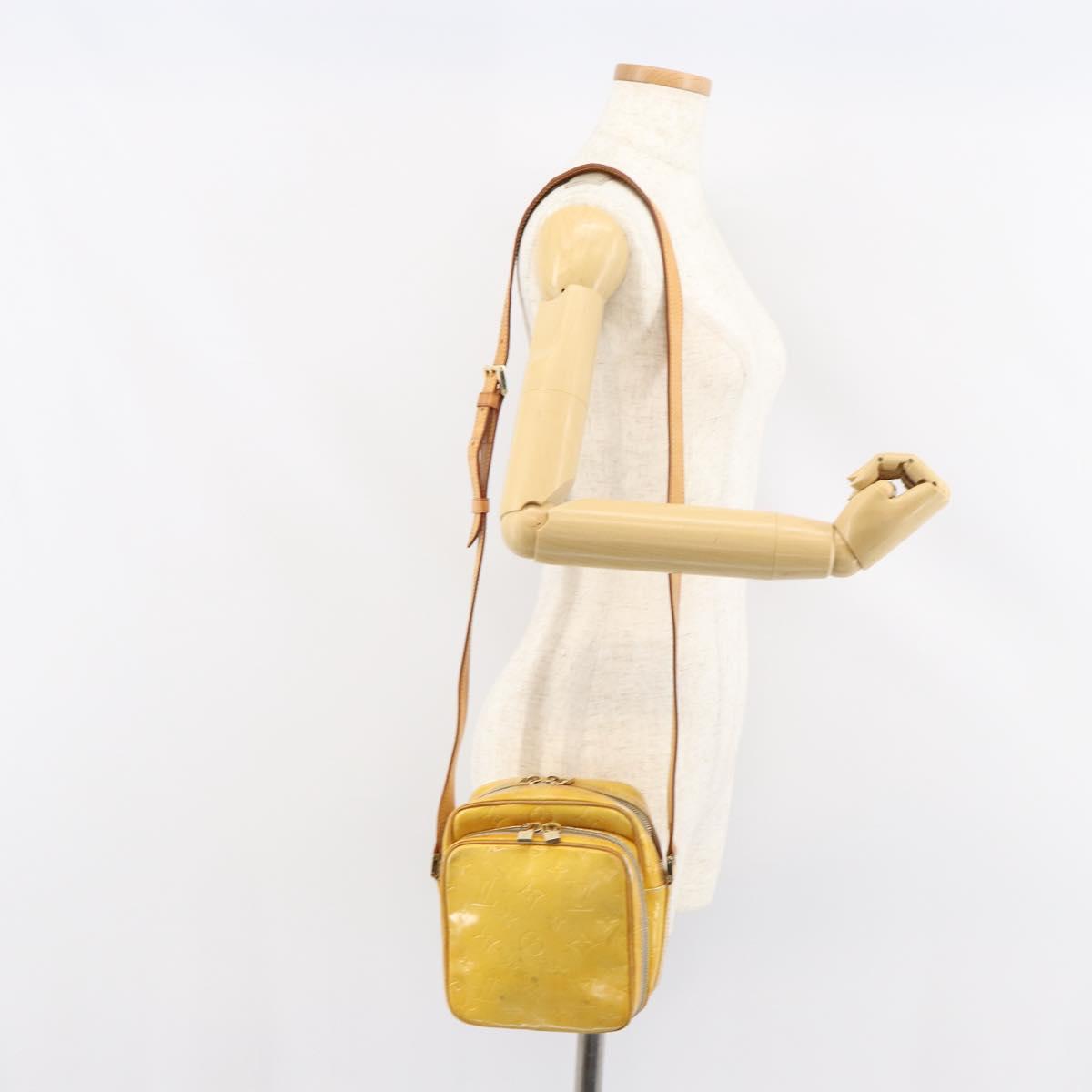 LOUIS VUITTON Monogram Vernis Wooster Shoulder Bag Gris M91036 LV Auth th6463