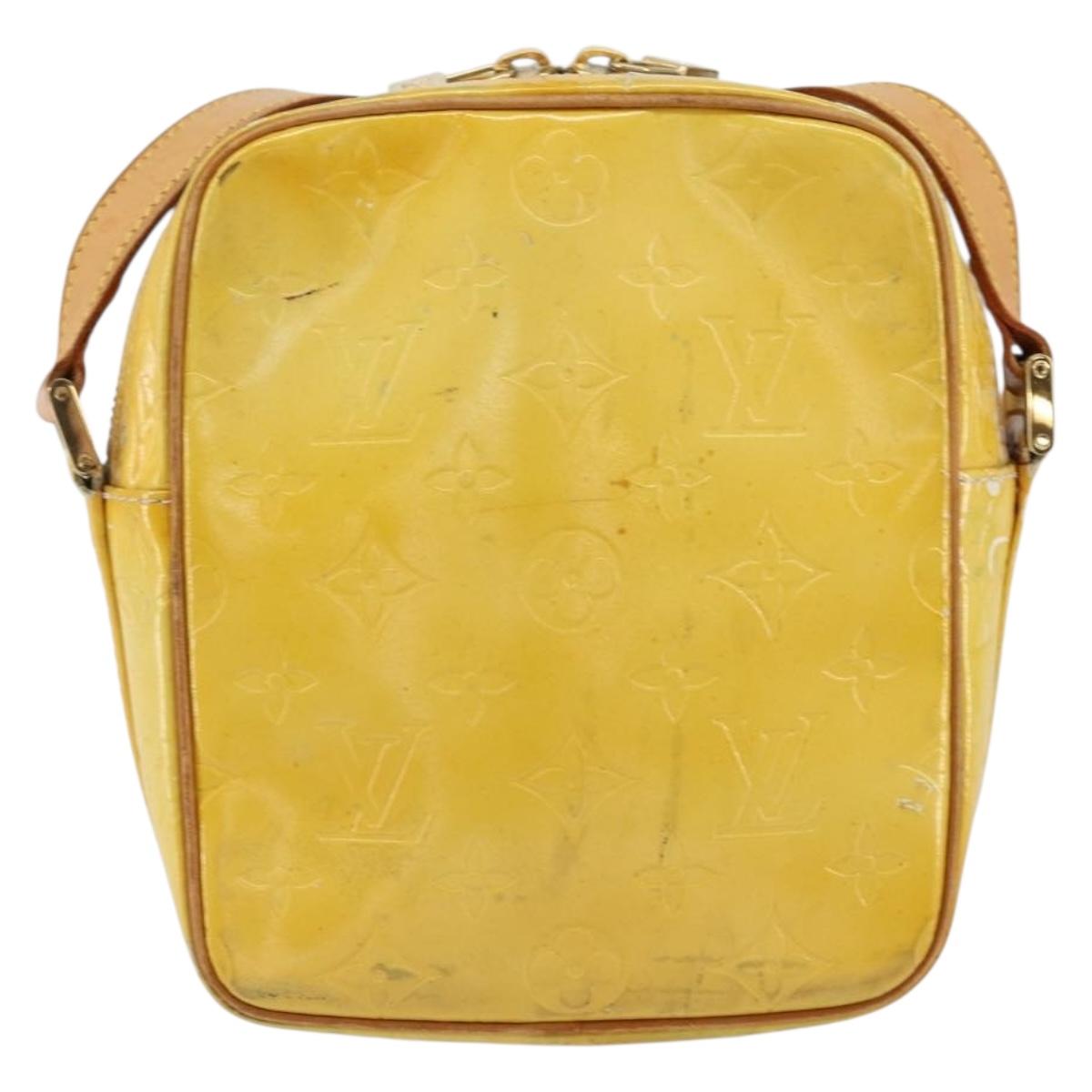 LOUIS VUITTON Monogram Vernis Wooster Shoulder Bag Gris M91036 LV Auth th6463