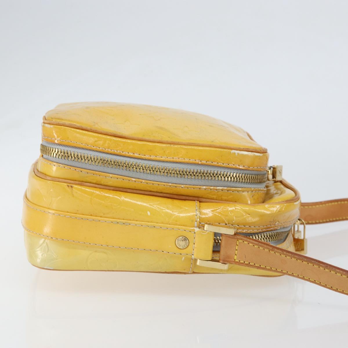 LOUIS VUITTON Monogram Vernis Wooster Shoulder Bag Gris M91036 LV Auth th6463