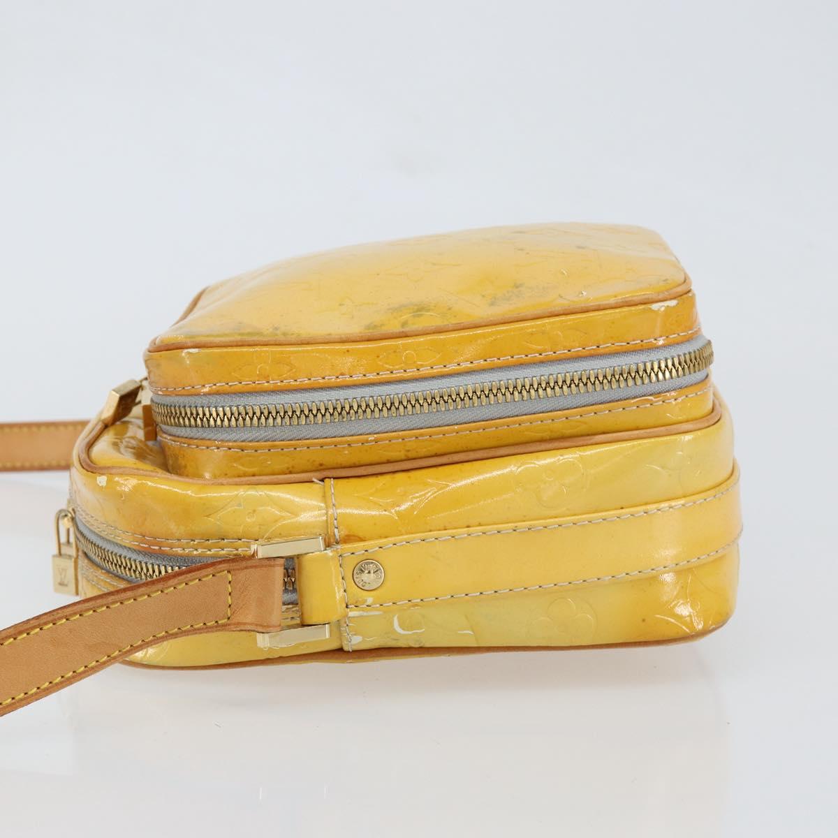 LOUIS VUITTON Monogram Vernis Wooster Shoulder Bag Gris M91036 LV Auth th6463